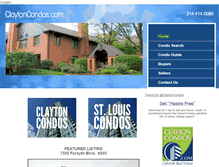 Tablet Screenshot of claytoncondos.com